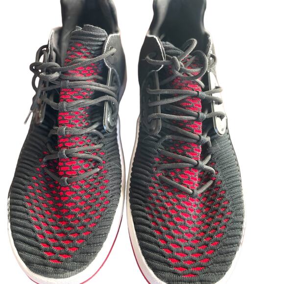 Men's JORDAN AIR DNA LX AO2649-023 Black Mesh and Red Basketball Sneakers EUC - Picture 2 of 10